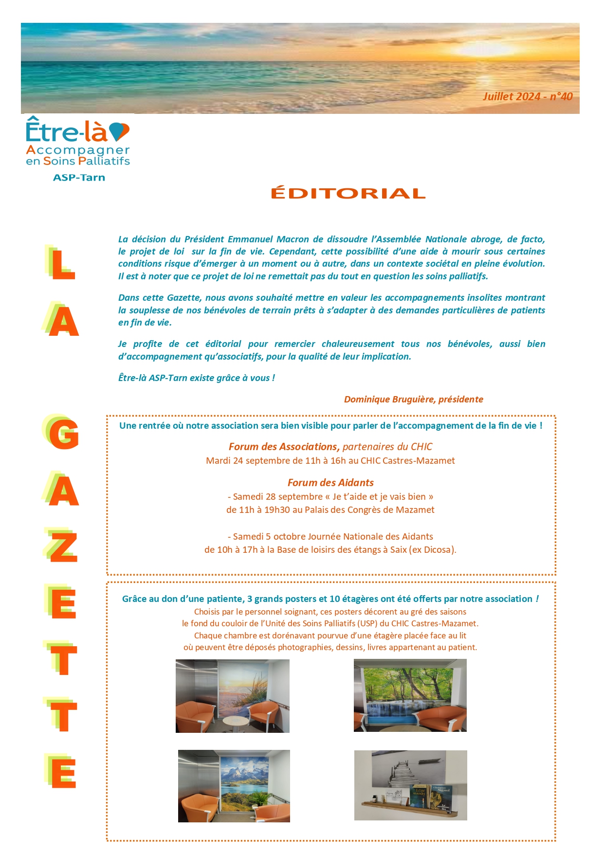 Gazette 40 - juillet 2024